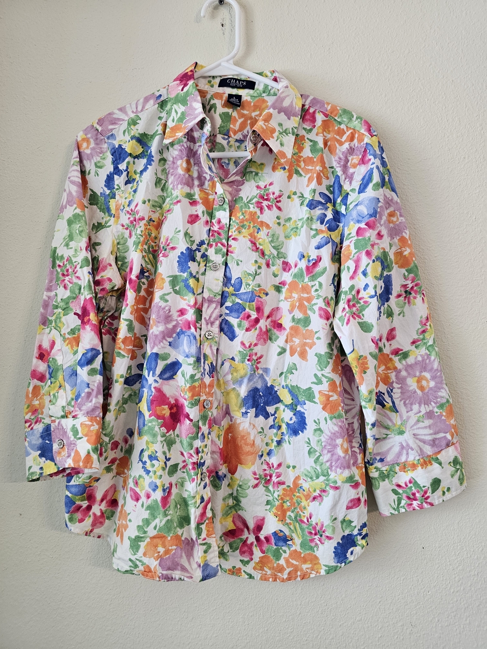 Chaps Women's Floral Button-Down Shirt - Multicolor